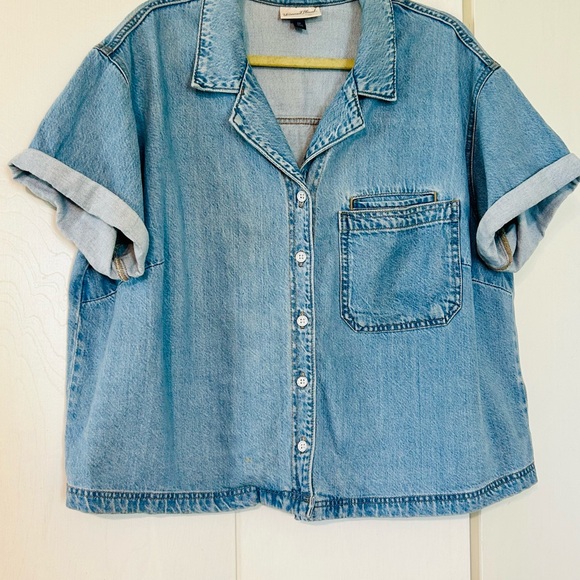 Universal Thread Light Blue Button-Down Shirt - Picture 2 of 5